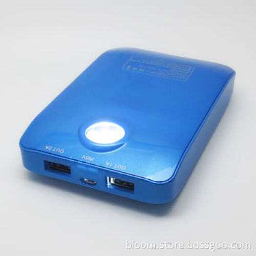 12,00mAh Mobile Phone Charger for iPhone 6/5/4 /iPad/Nokia Lumia/Samsung Galaxy, 3W FlashlightNew